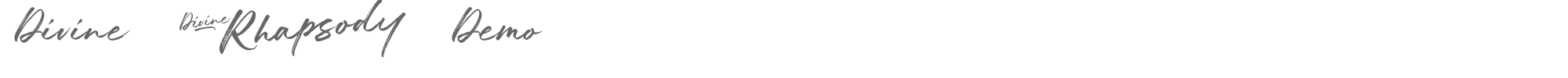 Divine Rhapsody Divine Rhapsody.ttf font preview